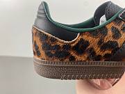 Adidas Samba OG Black Green Leopard (Women's) JI2735 - 2