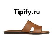 Hermes Izmir Sandal Gold Smooth Calfskin Leather H041141Z - 1