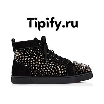 CL - Louis Riptilis High-Top Sneakers - Veau velours - Black - Men