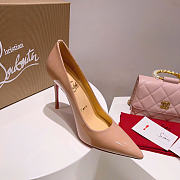 Christian Louboutin Kate 100mm Pump Nude Patent Leather 3191411PK20 - 3