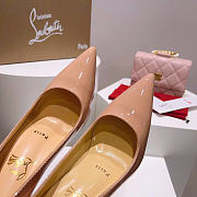 Christian Louboutin Kate 100mm Pump Nude Patent Leather 3191411PK20 - 6