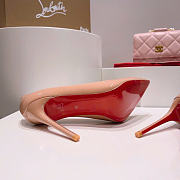 Christian Louboutin Kate 100mm Pump Nude Patent Leather 3191411PK20 - 2
