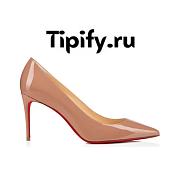 Christian Louboutin Kate 85mm Pump Nude Patent Leather 3191416PK1A - 1