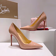 Christian Louboutin Kate 85mm Pump Nude Patent Leather 3191416PK1A - 5