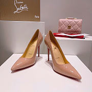 Christian Louboutin Kate 85mm Pump Nude Patent Leather 3191416PK1A - 2