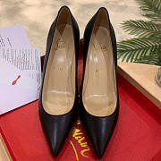 Christian Louboutin Pigalle 85mm Pump Black Nappa Leather 3160522BK01 - 4