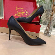 Christian Louboutin Pigalle 85mm Pump Black Nappa Leather 3160522BK01 - 3