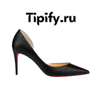 Christian Louboutin Iriza 85mm Pump Black Nappa Leather 1210648BK01