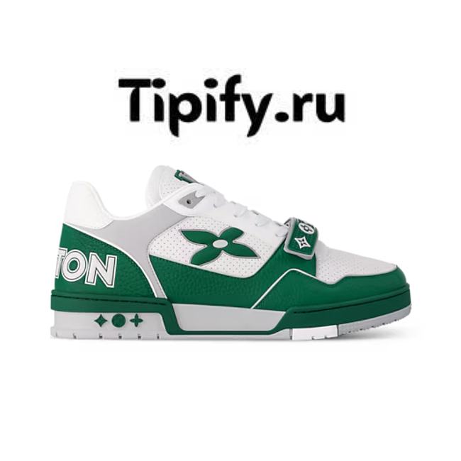 Louis Vuitton Trainer Sneaker - Green color - 1AHTCV - 1
