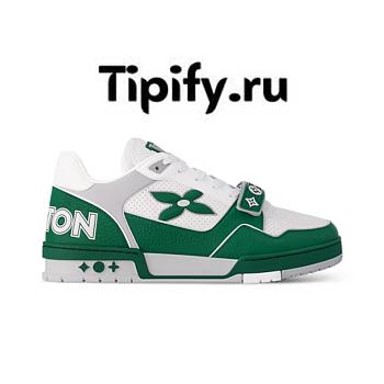 Louis Vuitton Trainer Sneaker - Green color - 1AHTCV