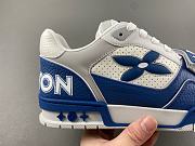 Louis Vuitton Trainer Sneaker - Blue color - 1AHTBR - 5