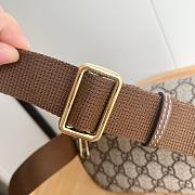 Gucci Interlocking G Belt Bag Beige/Ebony 24*13*5cm - 4