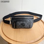 Gucci Belt Bag with Interlocking G Black 24*13*5cm - 1