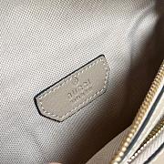 Gucci Belt Bag with Interlocking G Beige and White 24*13*5cm - 3