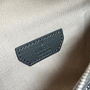 Gucci Ophidia medium belt bag in grey and black Supreme 24*13*5cm - 3