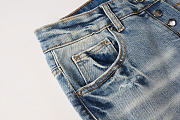 AMIRI Logo Distressed Skinny Jeans - 5