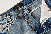 AMIRI Logo Distressed Skinny Jeans - 4