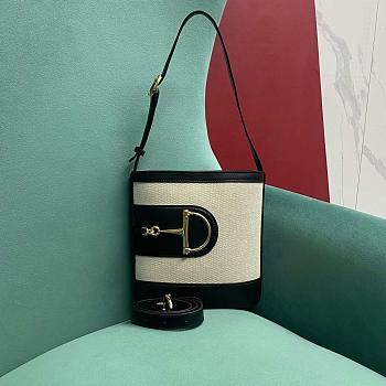 Gucci 73 small bucket bag - Natural canvas 18.5x20x8.5cm