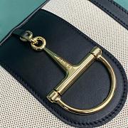 Gucci 73 small bucket bag - Natural canvas 18.5x20x8.5cm - 6