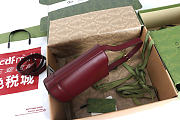 Gucci 73 small bucket bag - Rosso Ancora red smooth leather 18.5x20x8.5cm - 2