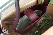 Gucci 73 small bucket bag - Rosso Ancora red smooth leather 18.5x20x8.5cm - 3