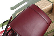 Gucci 73 small bucket bag - Rosso Ancora red smooth leather 18.5x20x8.5cm - 6