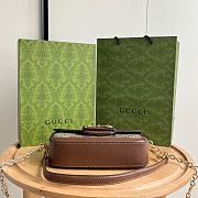Gucci Horsebit 1955 Shoulder Bag Beige/Ebony 24x13.5x7.5cm - 3