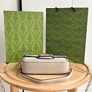 Gucci GG Supreme Beige Horsebit 1955 Shoulder Bag 24x13.5x7.5cm - 5