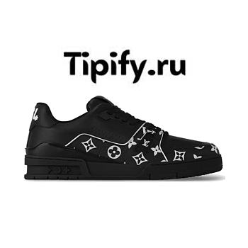 Louis Vuitton LV Trainer Black White Monogram 1AHTO3