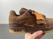  Louis Vuitton trainer sneaker 1AH635 - Brown color - 6