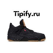 Air Jordan 4 Retro Levi's Black (Levi's Tag) AO2571-001 - 1