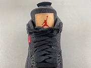 Air Jordan 4 Retro Levi's Black (Levi's Tag) AO2571-001 - 3