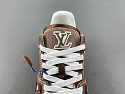 Louis Vuitton Trainer Sneaker Marron color - 1AHT29 - 5