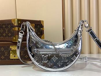 LOUIS VUITTON Monogram Miroir Loop PM Silver 23x13x6cm