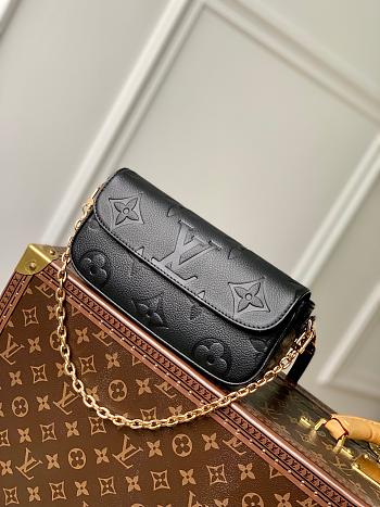 Louis Vuitton Wallet On Chain Ivy Black 23.5*12*4.3cm