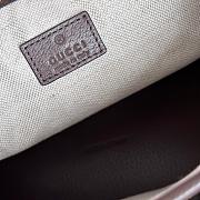 Gucci Ophidia small tote bag in Beige and ebony GG Supreme 22x18x10cm - 4