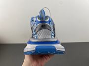 Balenciaga 3xl Extreme Laces B Sneaker in White/grey/blue/pink 825601 W3XCH 9145 - 5