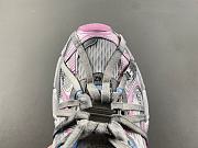Balenciaga 3xl Extreme Laces B Sneaker in White/grey/blue/pink 825601 W3XCH 9145 - 4