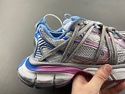 Balenciaga 3xl Extreme Laces B Sneaker in White/grey/blue/pink 825601 W3XCH 9145 - 3