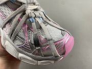 Balenciaga 3xl Extreme Laces B Sneaker in White/grey/blue/pink 825601 W3XCH 9145 - 2