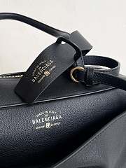 Balenciaga Women's Carrie Bowling Bag in Black 35.8*18.7*16.5cm - 3