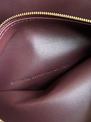 Balenciaga Women's Carrie Bowling Bag in Dark Burgundy 35.8*18.7*16.5cm - 5