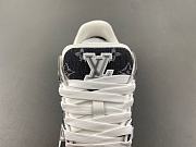 Louis Vuitton Trainer Monogram Denim Grey White 1ADF58 - 5