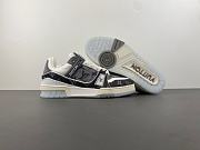 Louis Vuitton Trainer Monogram Denim Grey White 1ADF58 - 3