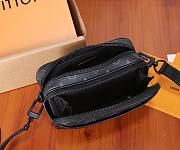 Louis Vuitton Nano Alpha Monogram Eclipse 11x18.5x6.5CM - 3