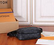 Louis Vuitton Nano Alpha Monogram Eclipse 11x18.5x6.5CM - 4