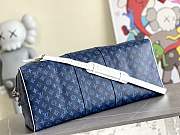 Louis Vuitton LKeepall bandouliere 55 Monogram Blue 55*31*26cm - 2
