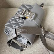 Dior Hit The Road Shoulder Bag Diamond CD Grey 24.5cm - 5