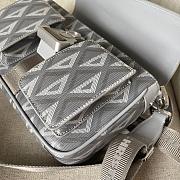 Dior Hit The Road Shoulder Bag Diamond CD Grey 24.5cm - 6