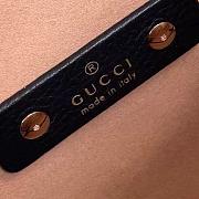 Gucci Softbit medium top handle bag - Black grainy leather 27.5x21x16cm - 6